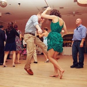 Green Spaghetti Strap Dress | Size Small